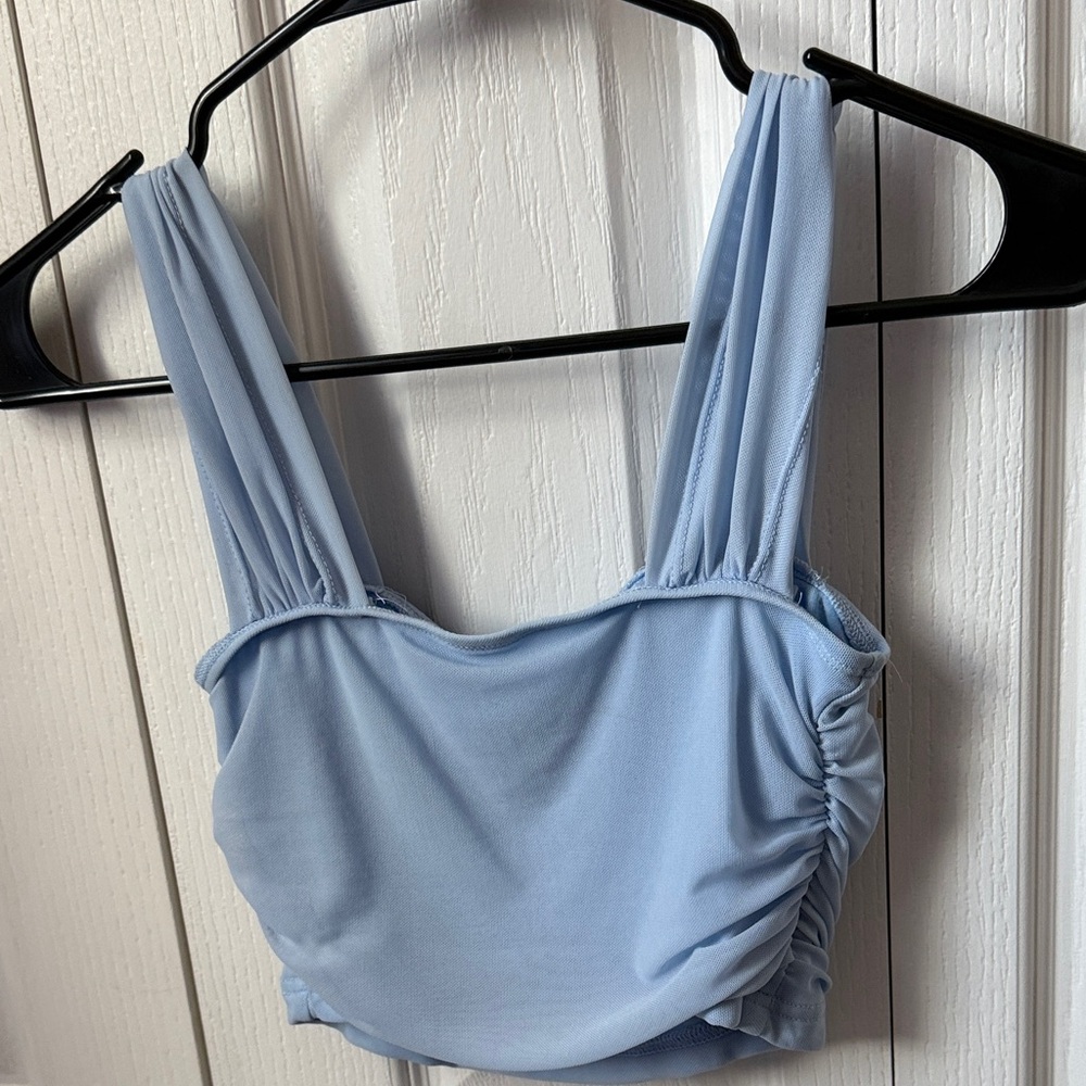 Shein Light Blue Women's Top